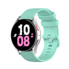 Strap-it® Strap-it Samsung Galaxy Watch 5 - 44mm luxe siliconen bandje (aqua)