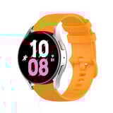 Strap-it® Samsung Galaxy Watch 5 - 44mm luxe siliconen bandje (oranje)