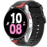 Strap-it® Samsung Galaxy Watch 5 - 44mm camouflage band (rood) Strap-it® Samsung Galaxy Watch 5 - 44mm camouflage band (rood)