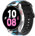 Strap-it® Strap-it Samsung Galaxy Watch 5 - 44mm camouflage band (blauw)