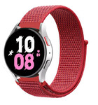 Strap-it® Strap-it Samsung Galaxy Watch 5 - 44mm nylon band (rood)