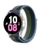 Strap-it® Samsung Galaxy Watch 5 - 44mm nylon band (moss green) Strap-it® Samsung Galaxy Watch 5 - 44mm nylon band (moss green)