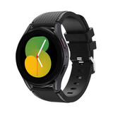 Strap-it® Samsung Galaxy Watch 5 - 40mm siliconen bandje (zwart)