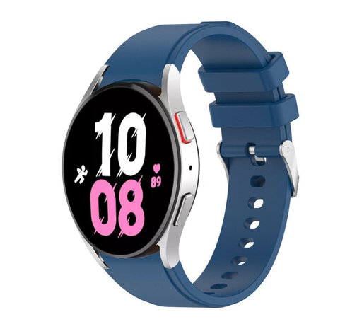 Strap-it® Strap-it Samsung Galaxy Watch 5 - 44mm siliconen band (donkerblauw) Strap-it® Strap-it Samsung Galaxy Watch 5 - 44mm siliconen band (donkerblauw)