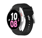 Strap-it® Strap-it Samsung Galaxy Watch 5 - 44mm siliconen band (zwart)