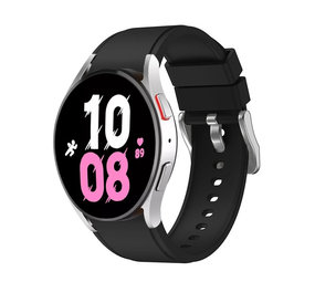 Strap-it® Samsung Galaxy Watch 5 - 44mm siliconen band (zwart)