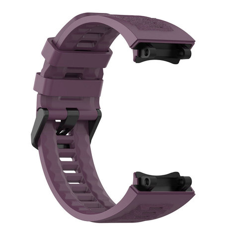 Strap-it® Strap-it Amazfit T-Rex 2 siliconen bandje (paars)
