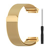 Strap-it® Strap-it Amazfit T-Rex 2 Milanese band (goud) Strap-it® Strap-it Amazfit T-Rex 2 Milanese band (goud)