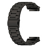 Strap-it® Strap-it Amazfit T-Rex 2 stalen band (zwart) Strap-it® Strap-it Amazfit T-Rex 2 stalen band (zwart)