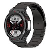 Strap-it® Strap-it Amazfit T-Rex 2 stalen band (zwart) Strap-it® Strap-it Amazfit T-Rex 2 stalen band (zwart)