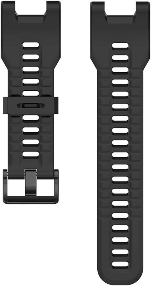 Strap-it® Strap-it Amazfit T-Rex (Pro) siliconen bandje (zwart)