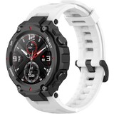 Strap-it® Amazfit T-Rex (Pro) siliconen bandje (wit)