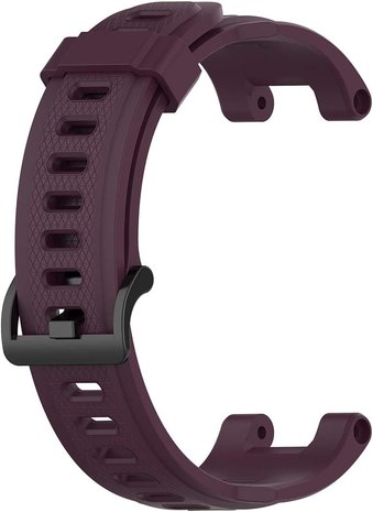 Strap-it® Strap-it Amazfit T-Rex (Pro) siliconen bandje (paars)