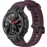 Strap-it® Amazfit T-Rex (Pro) siliconen bandje (paars)