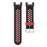 Strap-it® Strap-it Amazfit T-Rex (Pro) sport bandje (zwart/rood) Strap-it® Strap-it Amazfit T-Rex (Pro) sport bandje (zwart/rood)