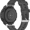Strap-it® Strap-it Amazfit T-Rex (Pro) canvas nylon bandje (grijs) Strap-it® Strap-it Amazfit T-Rex (Pro) canvas nylon bandje (grijs)