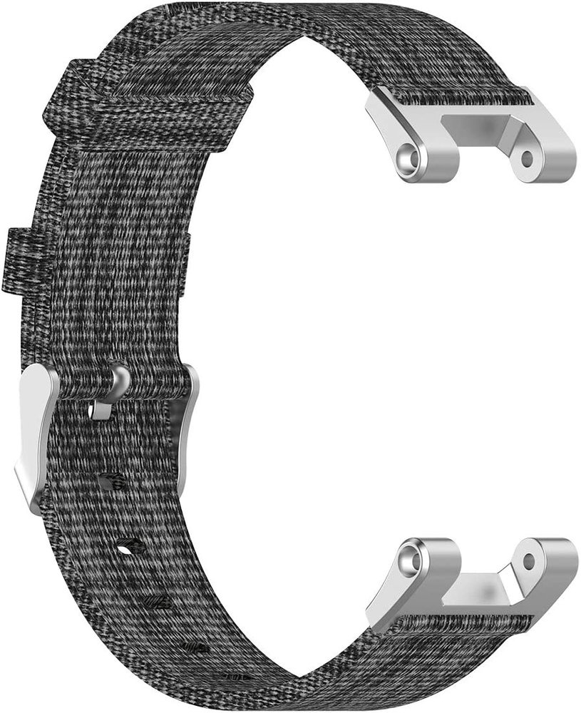 Strap-it® Strap-it Amazfit T-Rex (Pro) canvas nylon bandje (grijs)