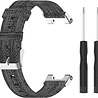 Strap-it® Strap-it Amazfit T-Rex (Pro) canvas nylon bandje (grijs) Strap-it® Strap-it Amazfit T-Rex (Pro) canvas nylon bandje (grijs)