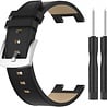 Strap-it® Strap-it Amazfit T-Rex (Pro) leren bandje (zwart) Strap-it® Strap-it Amazfit T-Rex (Pro) leren bandje (zwart)