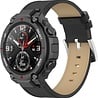 Strap-it® Strap-it Amazfit T-Rex (Pro) leren bandje (zwart) Strap-it® Strap-it Amazfit T-Rex (Pro) leren bandje (zwart)