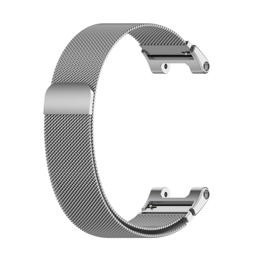 Strap-it® Strap-it Amazfit T-Rex (Pro) Milanese band (zilver) Strap-it® Strap-it Amazfit T-Rex (Pro) Milanese band (zilver)