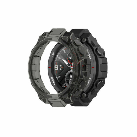 Strap-it® Strap-it Amazfit T-Rex (Pro) TPU case (zwart) Strap-it® Strap-it Amazfit T-Rex (Pro) TPU case (zwart)