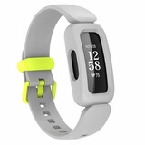 Strap-it® Fitbit Ace 3 siliconen bandje (grijs/geel)