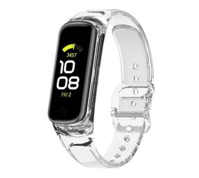 Strap-it® Samsung Galaxy Fit 2 zon-verkleurend crystal bandje (transparant)