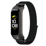 Strap-it® Samsung Galaxy Fit 2 nylon bandje (zwart)