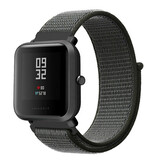 Strap-it® Xiaomi Amazfit Bip nylon band (groen) Strap-it® Xiaomi Amazfit Bip nylon band (groen)