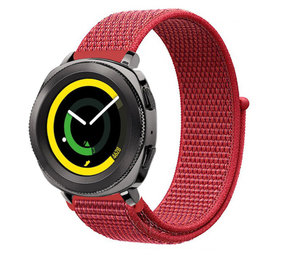 Strap-it® Samsung Gear Sport nylon band (rood)