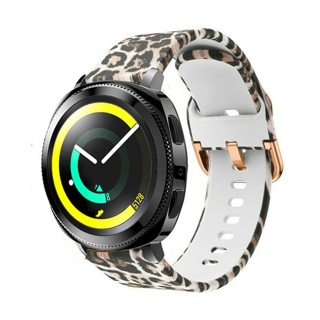Strap-it® Strap-it Lucky Leopard Samsung Gear Sport bandje