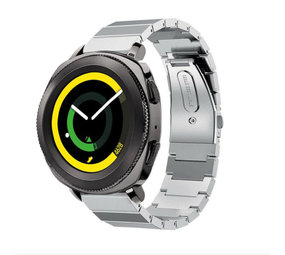 Strap-it® Samsung Gear Sport metalen bandje (zilver)