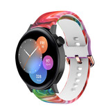 Strap-it® Colorful Huawei Watch GT 3 42mm bandje Strap-it® Colorful Huawei Watch GT 3 42mm bandje