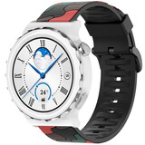 Strap-it® Huawei Watch GT 3 Pro 43mm camouflage band (rood)