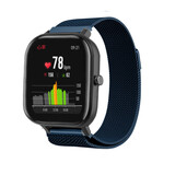 Strap-it® Xiaomi Amazfit GTS Milanese band (blauw) Strap-it® Xiaomi Amazfit GTS Milanese band (blauw)