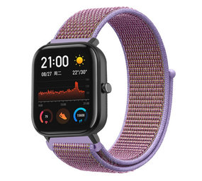 Strap-it® Xiaomi Amazfit GTS nylon band (lila)
