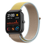 Strap-it® Xiaomi Amazfit GTS nylon band (camel) Strap-it® Xiaomi Amazfit GTS nylon band (camel)