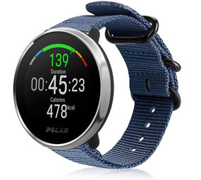 Strap-it® Polar Unite nylon gesp band (blauw) Strap-it® Polar Unite nylon gesp band (blauw)