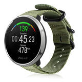 Strap-it® Polar Ignite nylon gesp band (groen)