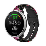 Strap-it® Pink Flower Polar Ignite bandje