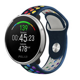 Strap-it® Polar Unite sport band (donkerblauw/kleurrijk)