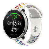 Strap-it® Polar Unite sport band (wit/kleurrijk)
