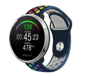Strap-it® Polar Ignite sport band (donkerblauw/kleurrijk)