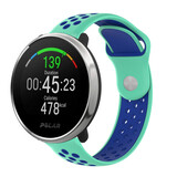 Strap-it® Polar Ignite sport band (aqua/blauw)