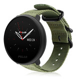 Strap-it® Polar Ignite 2 nylon gesp band (groen)