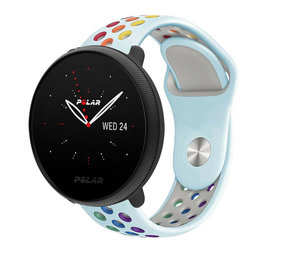 Strap-it® Polar Ignite 2 sport band (lichtblauw/kleurrijk)