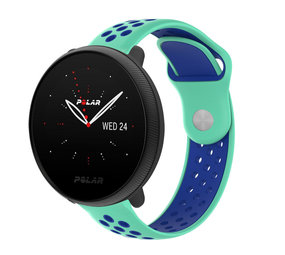 Strap-it® Polar Ignite 2 sport band (aqua/blauw)