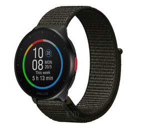 Strap-it® Polar Pacer nylon band (donkergroen)