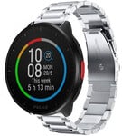 Strap-it® Strap-it Polar Pacer titanium bandje (zilver)